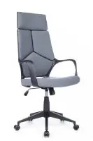 Кресло Iq Rv RCH 8989 (пластик черный/ткань серая)