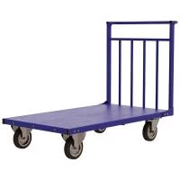 Тележка платформенная ТПУ 10 (г/п 700 кг, 1800x800 мм, колёса с чугунным ободом 250 мм) Тележка платформенная ТПУ 10 (г/п 700 кг, 1800x800 мм, колёса с чугунным ободом 250 мм)