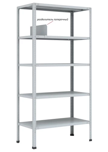 Стеллаж металлический Титан МС-750 2300x1200x400/3