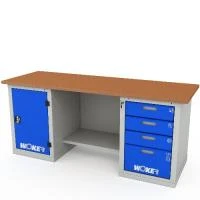 Верстак двухтумбовый WOKER PRO 2104.2000