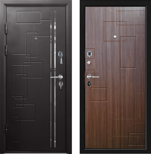 Дверь металлическая входная КАМЕЛОТ 2066/880/104 R/L Valberg